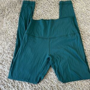 Teal Lulu Lemon Align Leggings